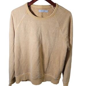 Outerknown Sur Sweatshirt L Hemp Organic Cotton Marigold Yellow Sustainable